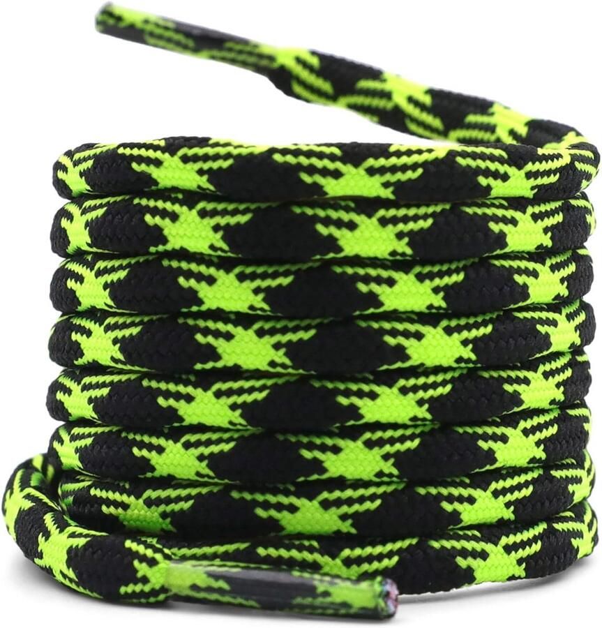 2 Paar Sterke Ronde Werklaars Veters Antislip en Duurzaam voor Wandelschoenen