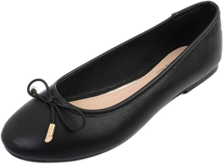 Ronde Ballerina Dames Instappers Comfortabele Platte Schoenen