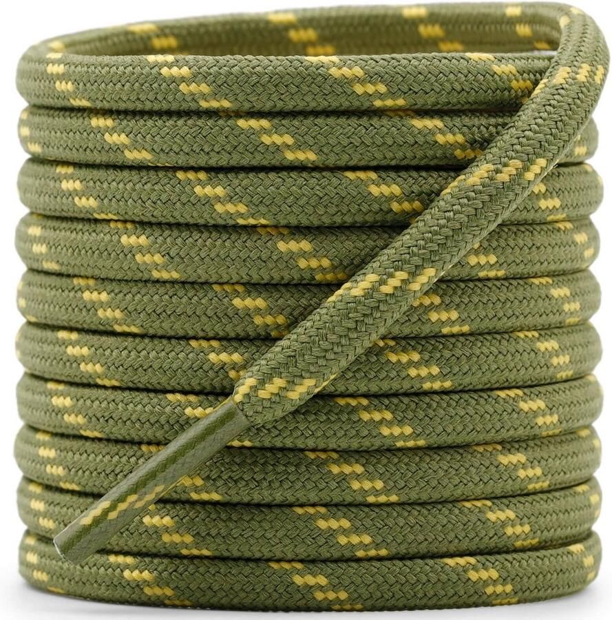 Ronde Dikke Schoenenveters voor Wandelschoenen en Boots Antislip en Sterk