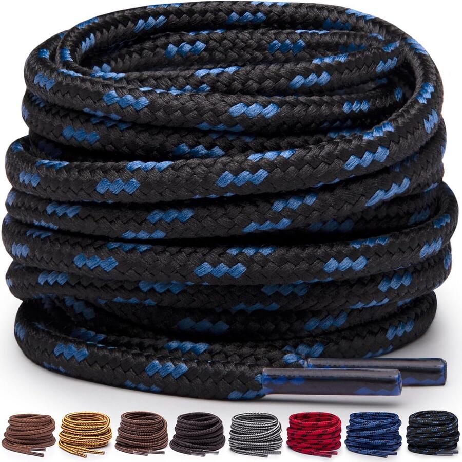 Ronde Dikke Schoenveters voor Laarzen Werkschoenen en Wandelschoenen Sterk en Duurzaam