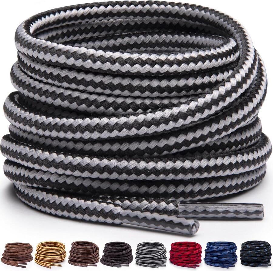 Ronde Dikke Schoenveters voor Laarzen Werkschoenen en Wandelschoenen Zeer Sterk