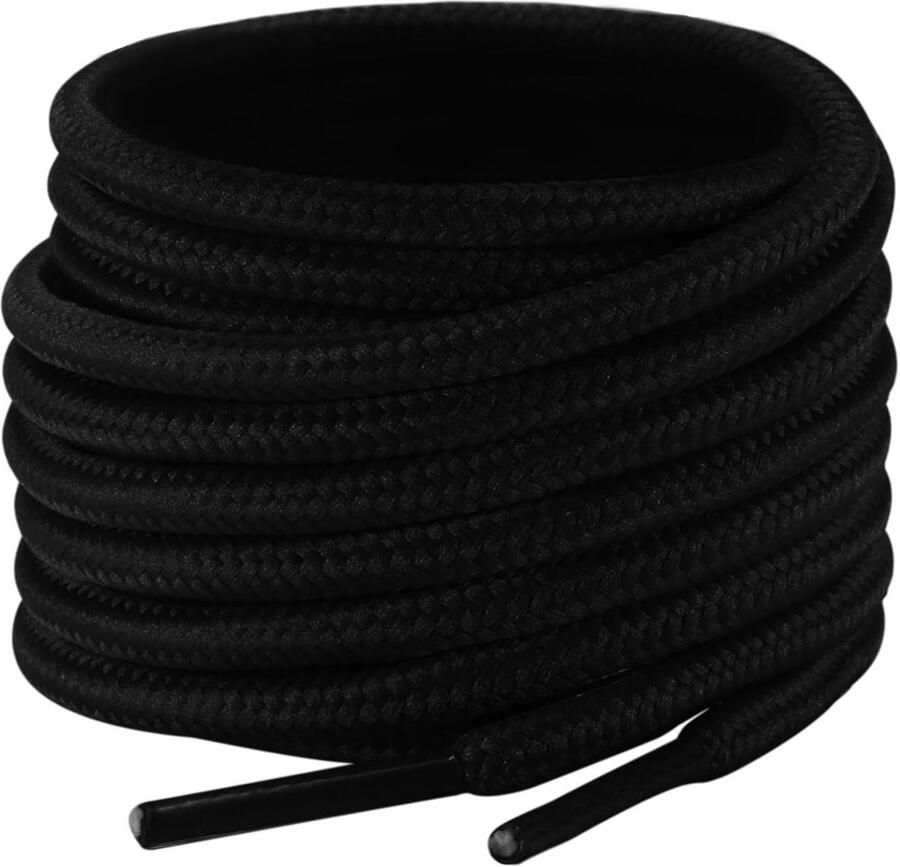 Ronde Duurzame Schoenveters voor Werklaarzen Wandelschoenen en Sportschoenen (4mm)