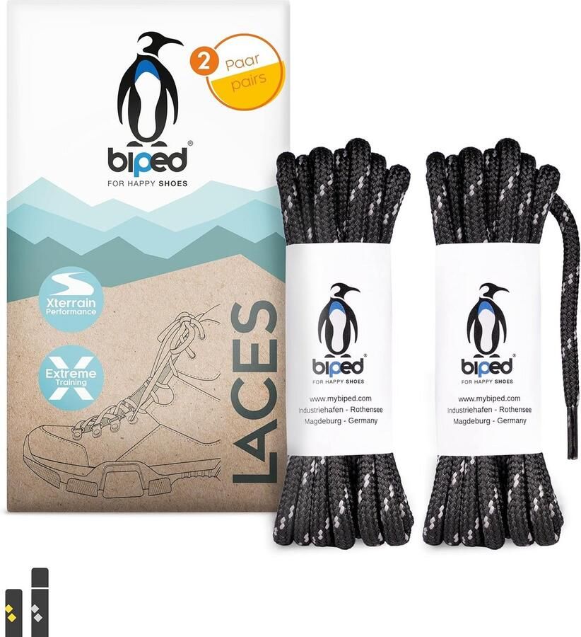 Ronde Extra Robuuste Schoenenveters van Polyester (3 5 mm Dikte) voor Werk- Outdoor- en Wandelschoenen