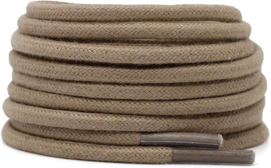 Ronde Gewaxte Katoenen Schoenveters voor Kostuum- en Leren Schoenen 2 Paar