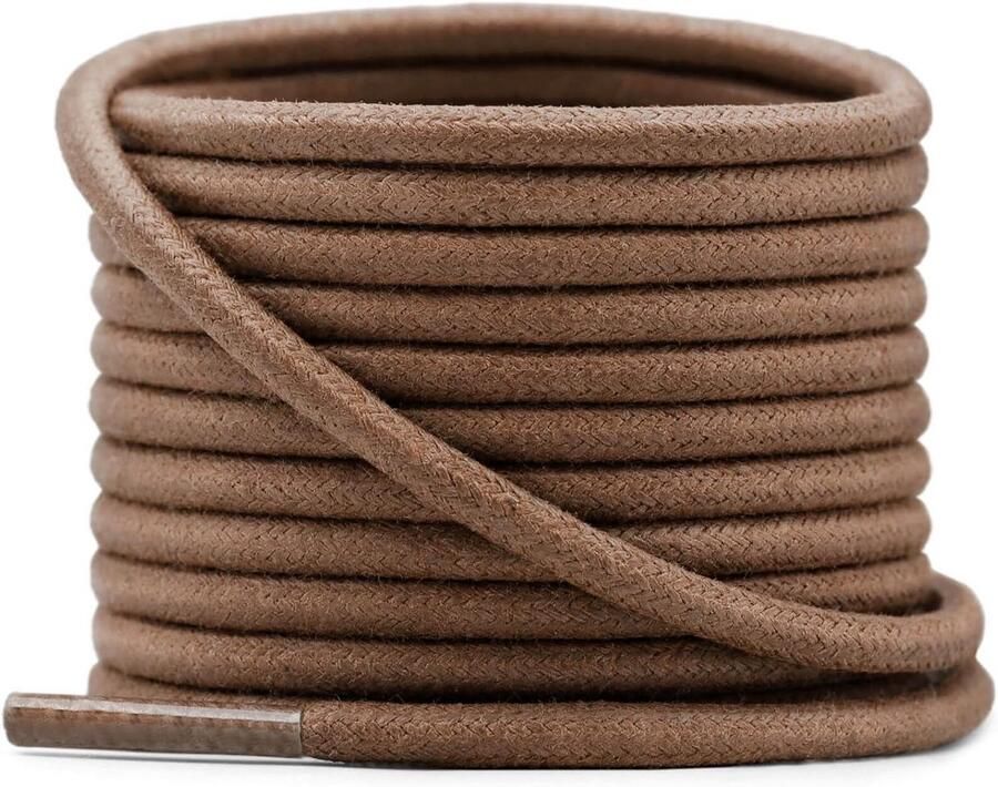 Ronde Gewaxte Schoenenveters (2 Paar) Sterk & Kleurvast voor Laarzen & Sneakers