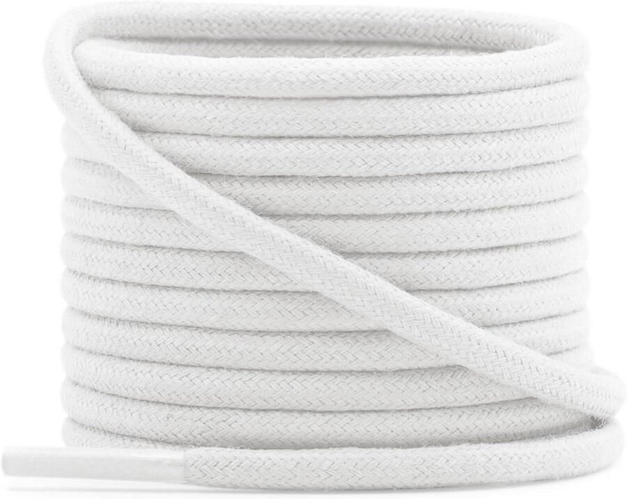 Ronde Gewaxte Schoenveters voor Kostuum- Leder- en Outdoorschoenen (2 Paren)