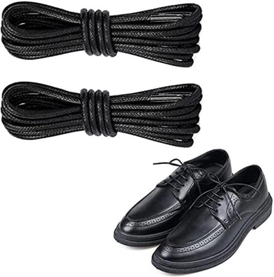 Ronde gewaxte veters Waterdicht en scheurvast voor zakelijke schoenen