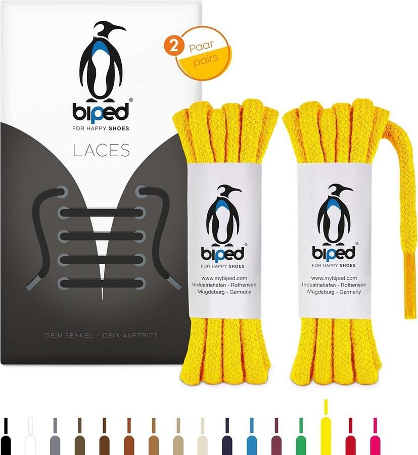 Ronde Katoenen Schoenveters Extra Dik 5mm Voor Leren Schoenen en Laarzen