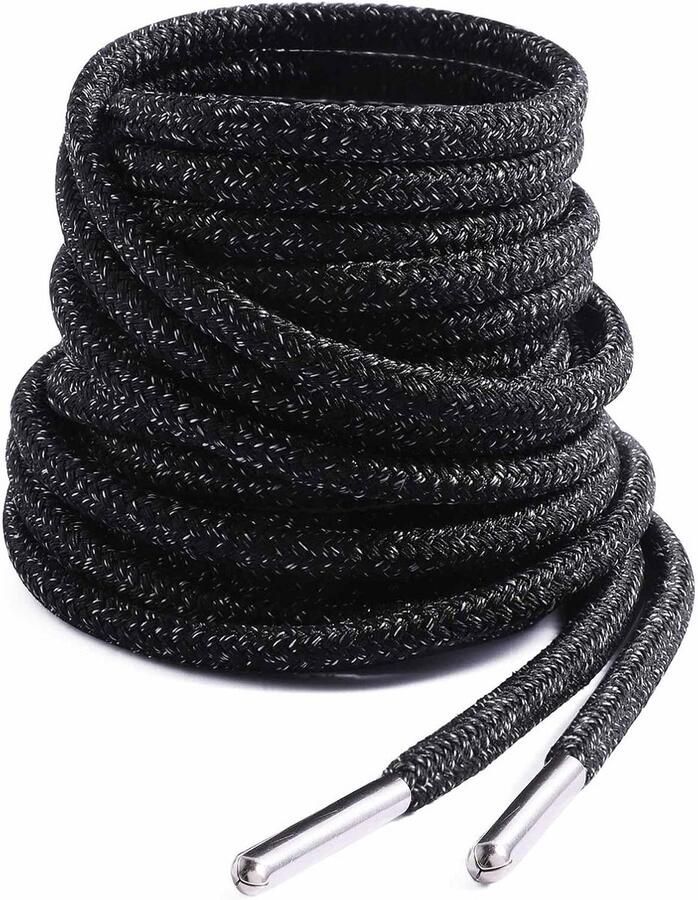 Ronde Laarzenveters 4mm Dik Sterke Vervangende Schoenveters voor Wandelschoenen en Boots