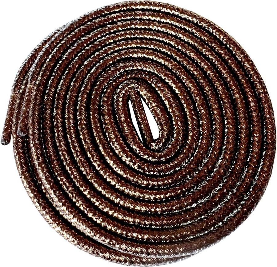 Ronde metallic veters voor laarzen en sportschoenen Verkrijgbaar in kleuren