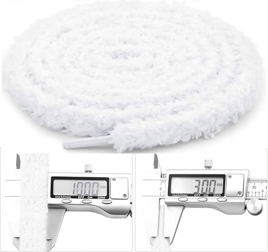 Ronde Pluche Schoenveters Sterke Reserve Accessoires voor Wandelschoenen en Vrijetijdsschoenen