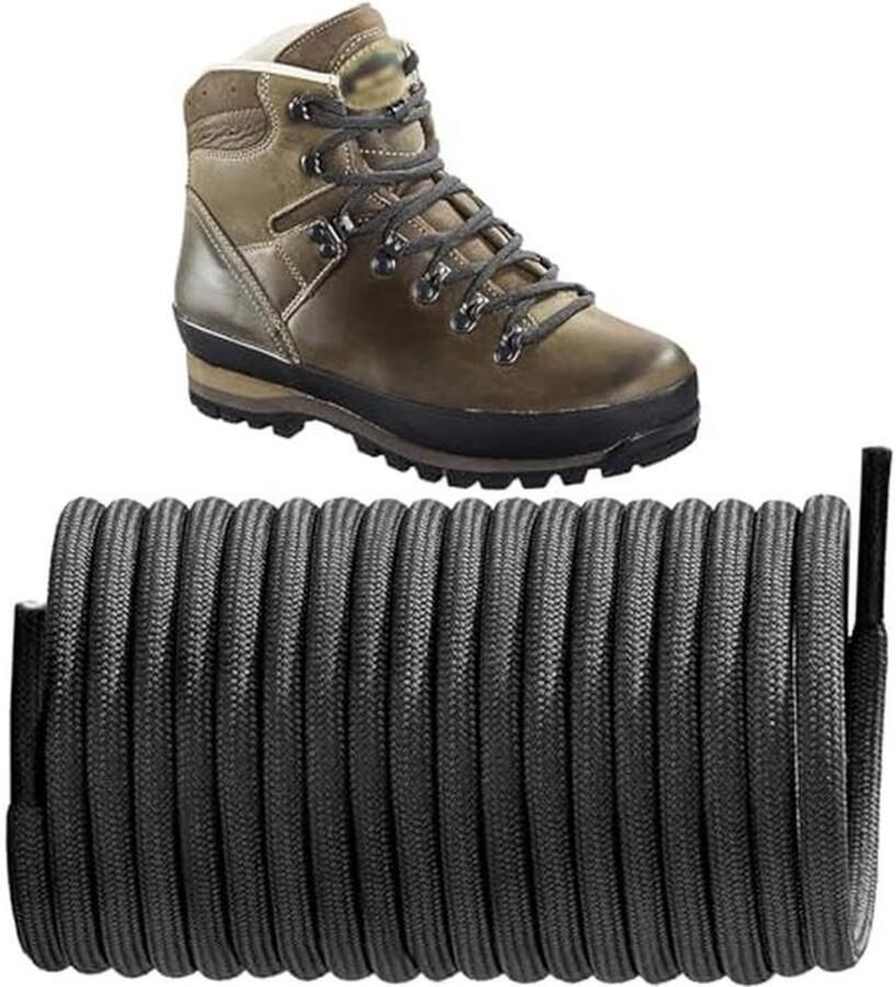 Ronde scheurvaste veters Ø4 mm voor wandelschoenen en laarzen