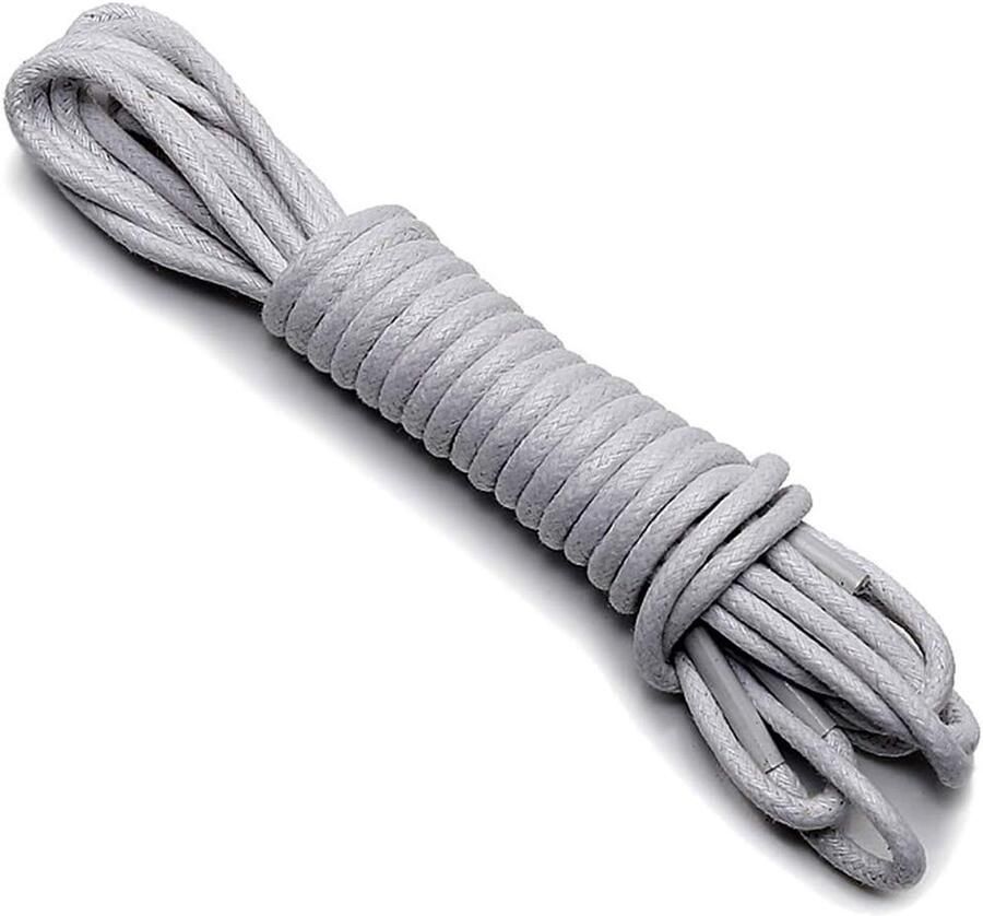 Ronde Schoen Veters Veterschoen Linten Schoenen Vernieuwen Waterdicht Gewaxt Materiaal Lengte Wit