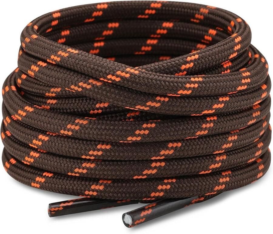 Ronde Schoenenveters 2 Paar Scheurvast voor Wandelschoenen en Werkschoenen 4 5mm Dikte