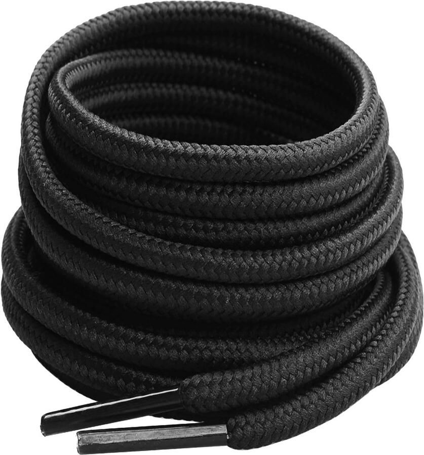 Ronde schoenveters 4mm voor werk- en wandelschoenen Sterke vervanging