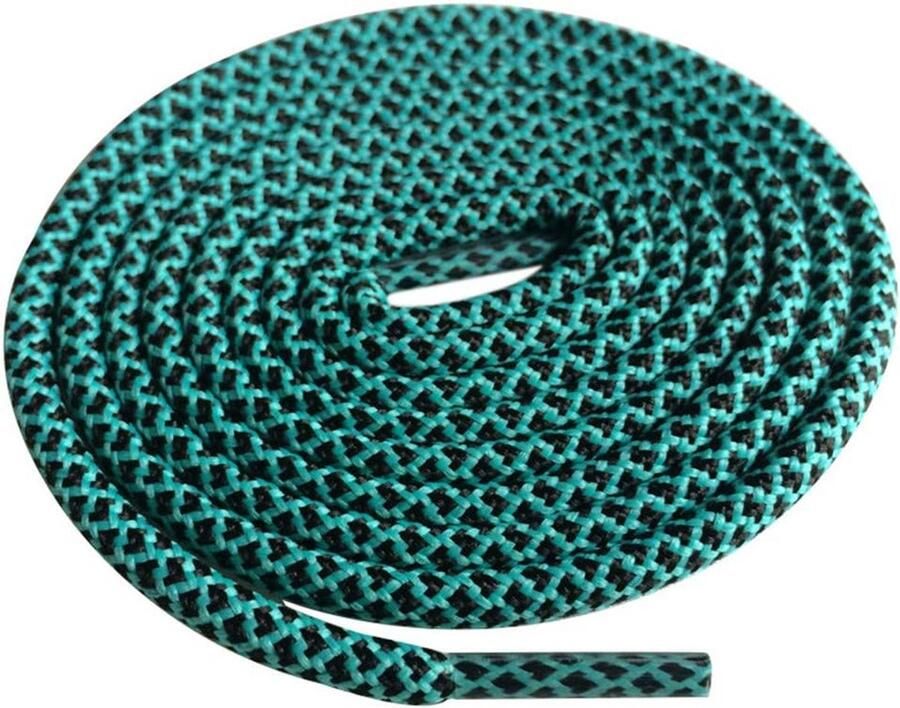 Ronde Schoenenveters Geruit Patroon 22 Kleuren 80- Dubbel Gekleurd Suède voor Sneakers en Laarzen