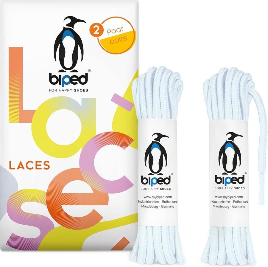 Ronde Schoenoliezen (2 Paar) Sterk & Scheurbestendig voor Sneakers Leer & Wandelschoenen 4 mm Dik