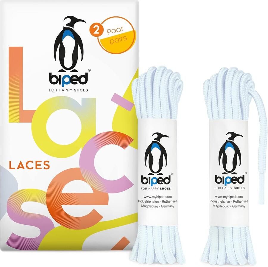 Ronde Schoenoliezen (2 Paar) Sterk & Scheurbestendig voor Sneakers Leer & Wandelschoenen 4 mm Dik
