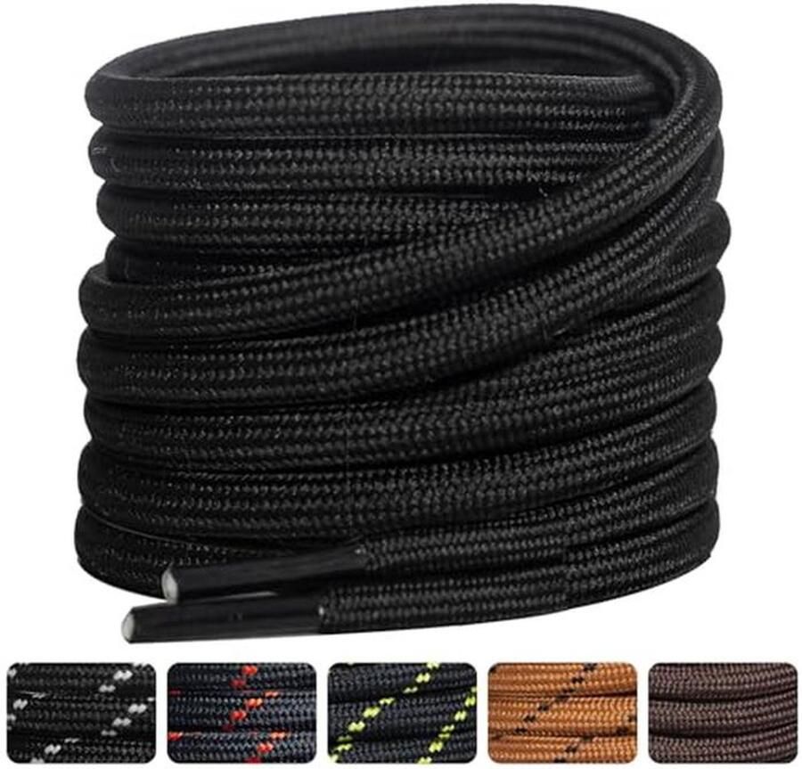 Ronde schoenveters 4 5 mm Duurzaam en robuust voor sneakers wandelschoenen en laarzen