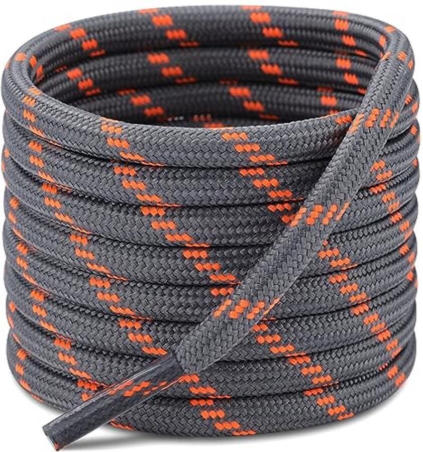 Ronde schoenveters 4.5 mm Scheurbestendig voor Wandelschoenen Werkschoenen en Outdoor Gebruik