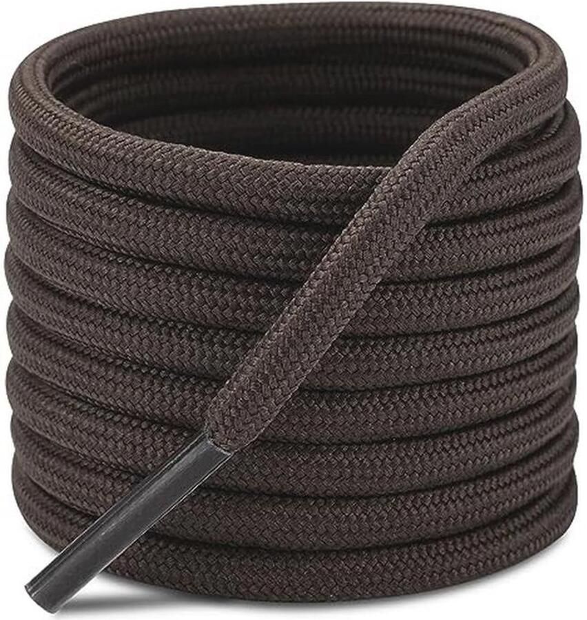 Ronde schoenveters 4.5mm voor wandelschoenen en werkschoenen 2 paar scheurbestendige laarzenrie