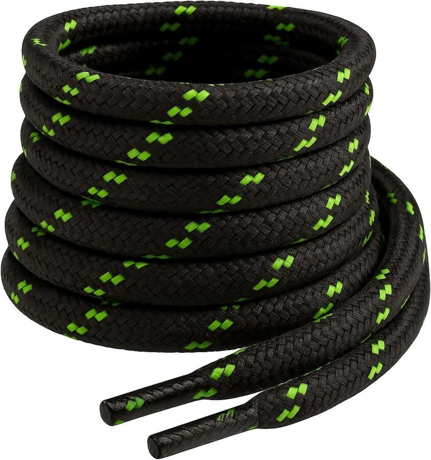 Ronde schoenveters 4.5mm voor werkschoenen wandelschoenen en trekking polyester