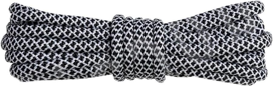 Ronde Schoenveters Dubbele Kleur Outdoor Sport Versterkte Constructie 5 MM Breed Kleurrijk