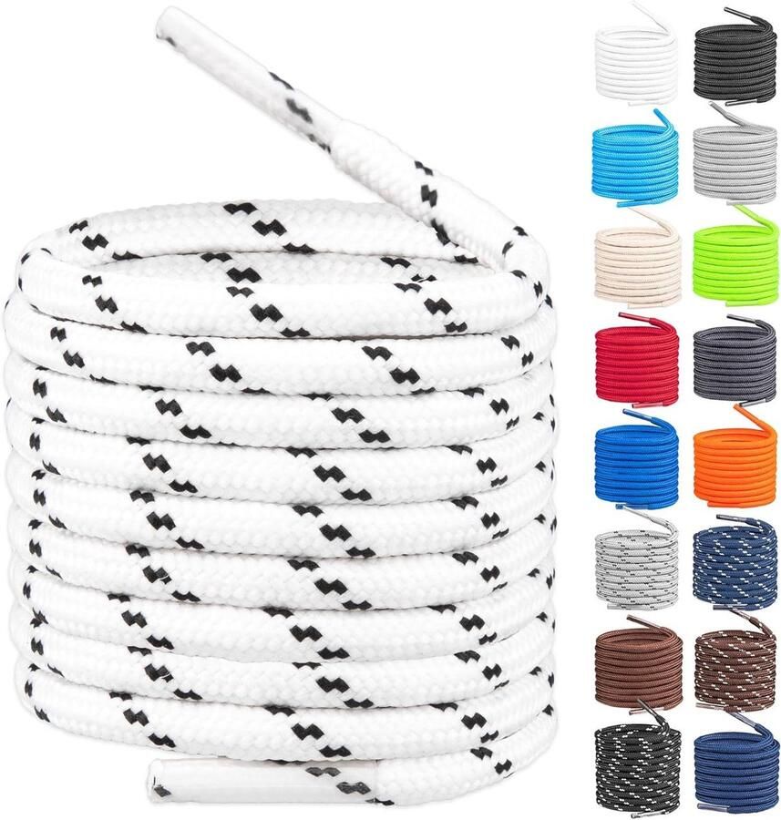Ronde Schoenveters Duurzame Veters Schoenen Verstevigen Scheurvast Polyester 4 mm Diameter Veel Kleuren