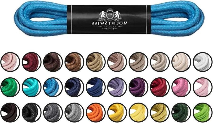 Ronde Schoenveters Luxe Veters Zakelijke Schoenen Waterafstotend 2-3 mm Diameter