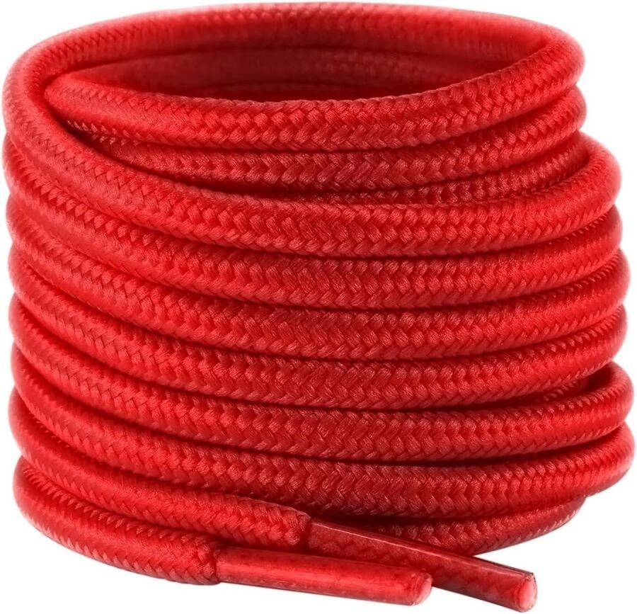 Ronde Schoenveters Schoenlinten Werklaarzen Wandelschoenen 4mm Duurzaam Anti-sch Paar