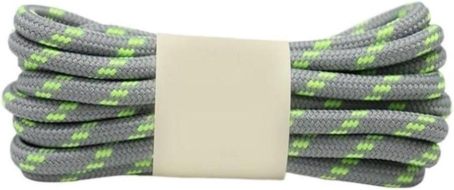 Ronde Schoen Veters voor schoenen Outdoor Activiteiten Duurzaam Polyester Lichtgrijs Groen