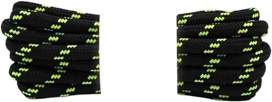 Ronde Schoenveters Veters voor schoenen Outdoor activiteiten Duurzaam en sterk Fluorescerend Groen