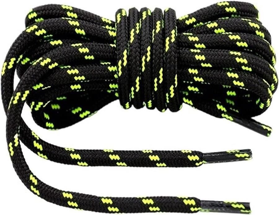 Ronde Schoenveters Stevige Veters Outdoor Wandelen Rekvrij Antislip Grijs Oranje