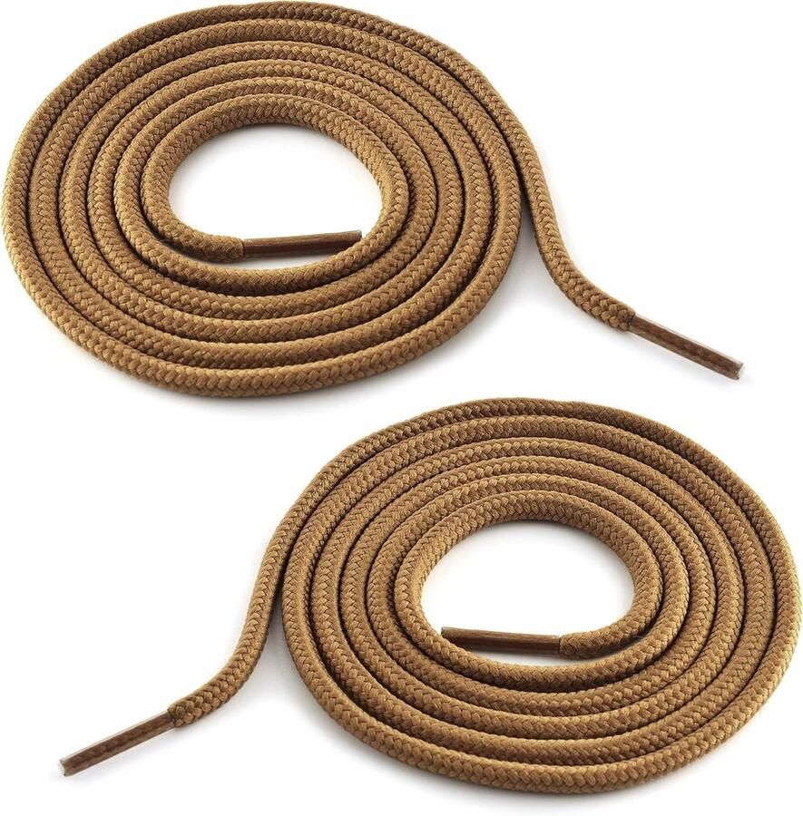 Ronde schoenveters voor sneakers sportschoenen en wandelschoenen (3 paar)