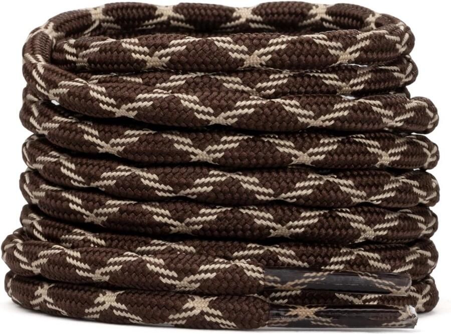 Ronde Schoenveters voor Wandelschoenen en Werkschoenen 2 Paar Kleuren en Lengtes