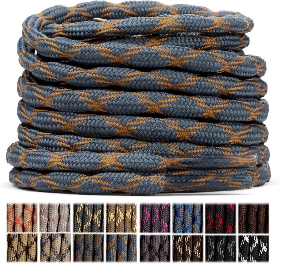 Ronde Schoenveters voor Wandelschoenen en Werkschoenen Kleuren en Lengtes