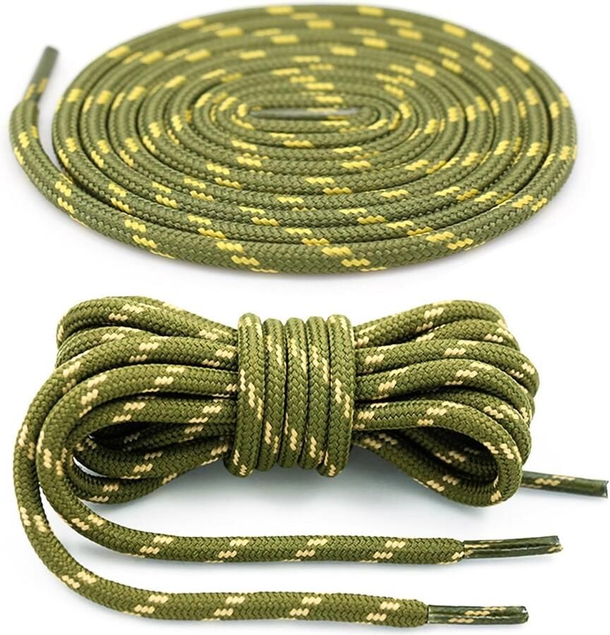 Ronde Schoenveters voor Wandelschoenen Werklaarzen en Trekking 2 Paar Sterk Polyester