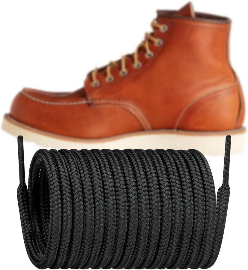 Ronde schoenveters voor werkschoenen wandelschoenen en laarzen