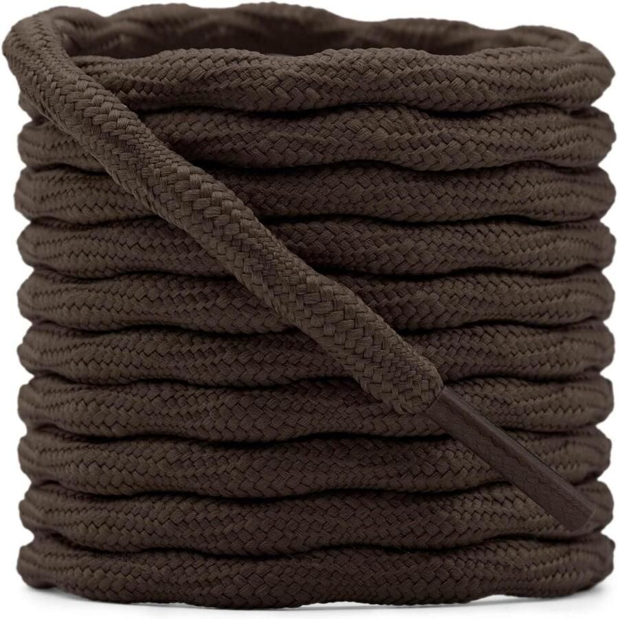 Ronde Schoenveters Wandelveters Klimveters Outdoor Activiteiten Antislip en Duurzaam 2 Paar Zwart