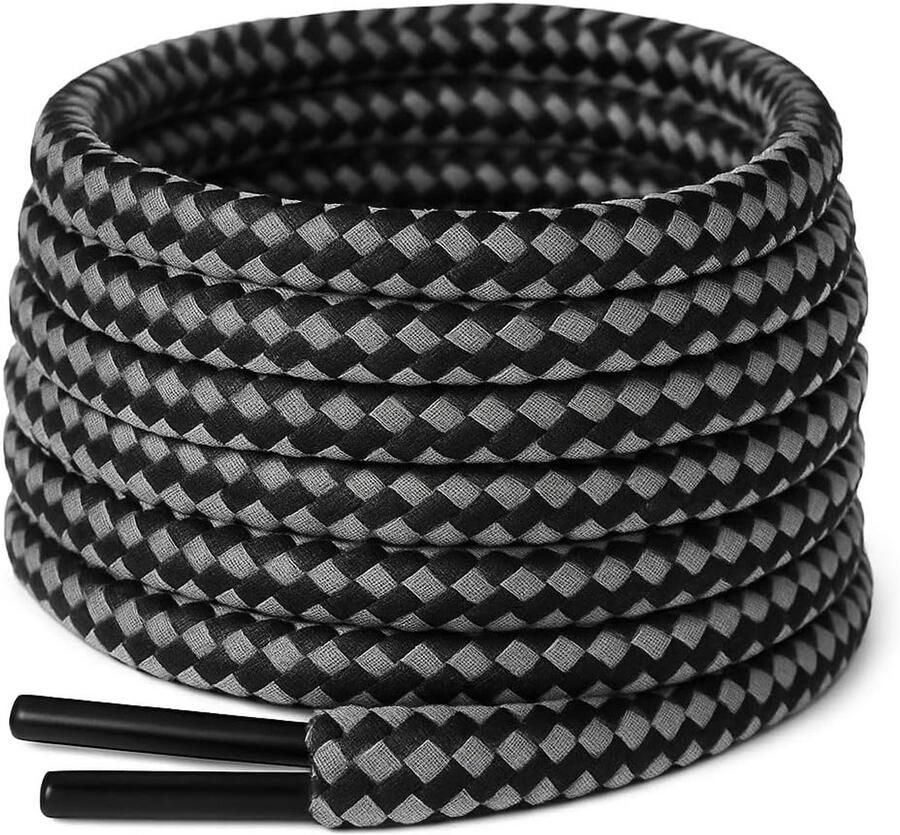 Ronde Sterke Werklaars Veters 5mm Zware Kwaliteit Schoenlinten voor Veiligheidsschoenen en Wandelschoenen