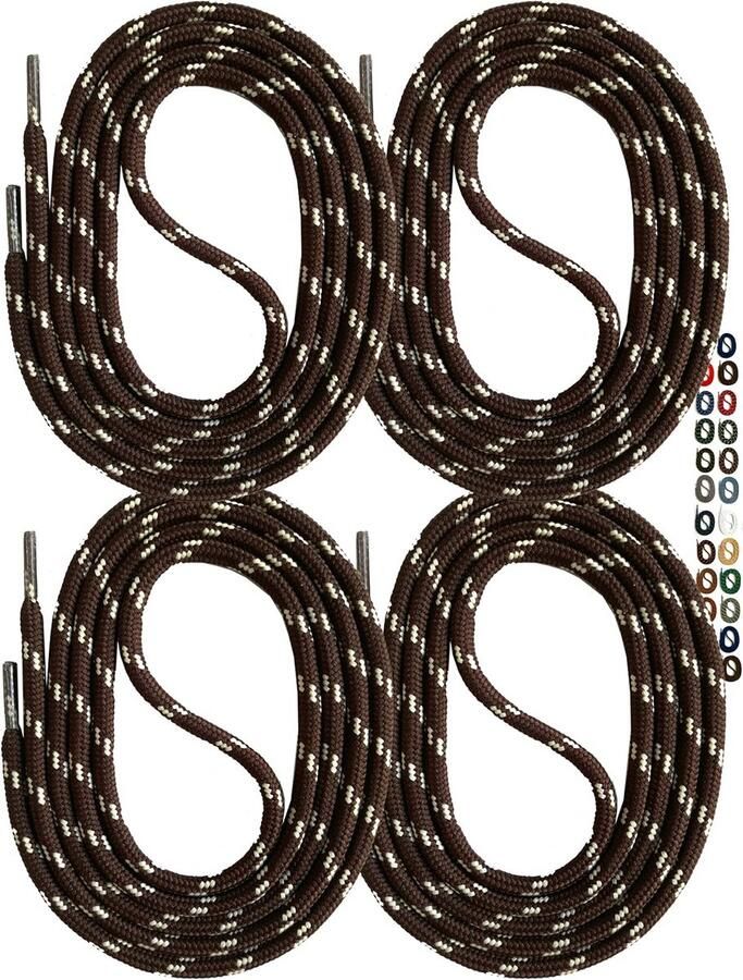 Ronde Veiligheidsschoenveters (2-Pack) Sterk en Duurzaam