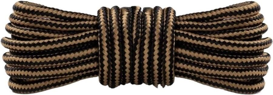 Ronde Veters Gestreept Schoenlint Outdoor Wandelen Tweekleurig Design 4 Paar Multi