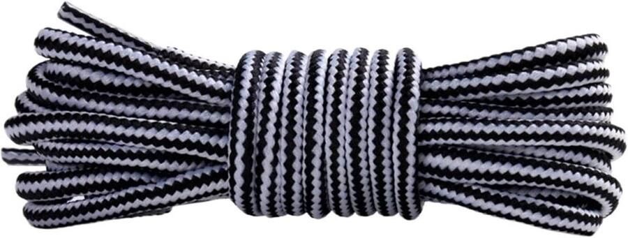 Ronde Veters Gestreept Tweekleurig Outdoor Wandelen Lichtgewicht Robuust 4 Paar Multicolor
