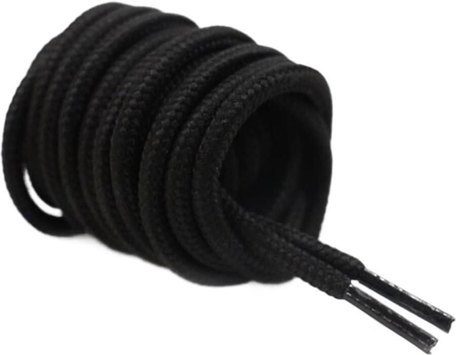 Ronde Veters Schoenveters Outdoor Wandelen Sterke Vlechtconstructie Zwart