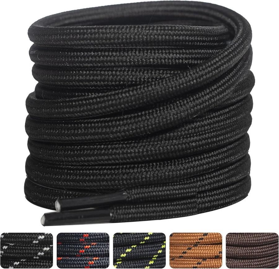 Ronde Veters voor Schoenen Duurzaam en Sterk Ideaal voor Sneaker en Wandelschoenen