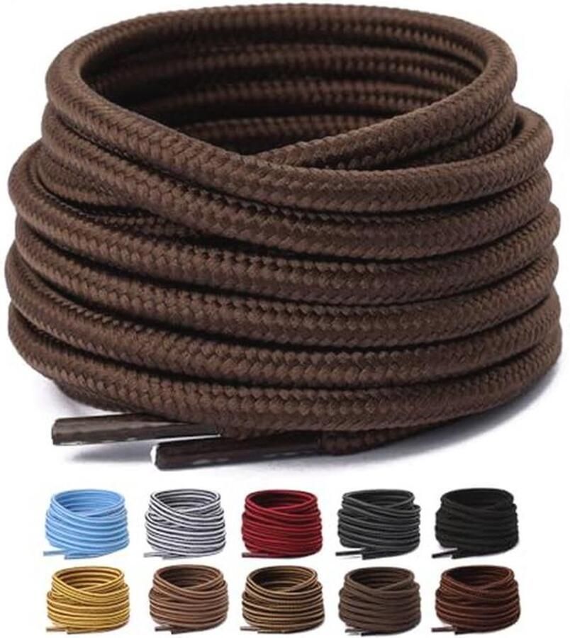 Ronde Veters voor Wandelschoenen en Laarzen Duurzaam en Scheurvast