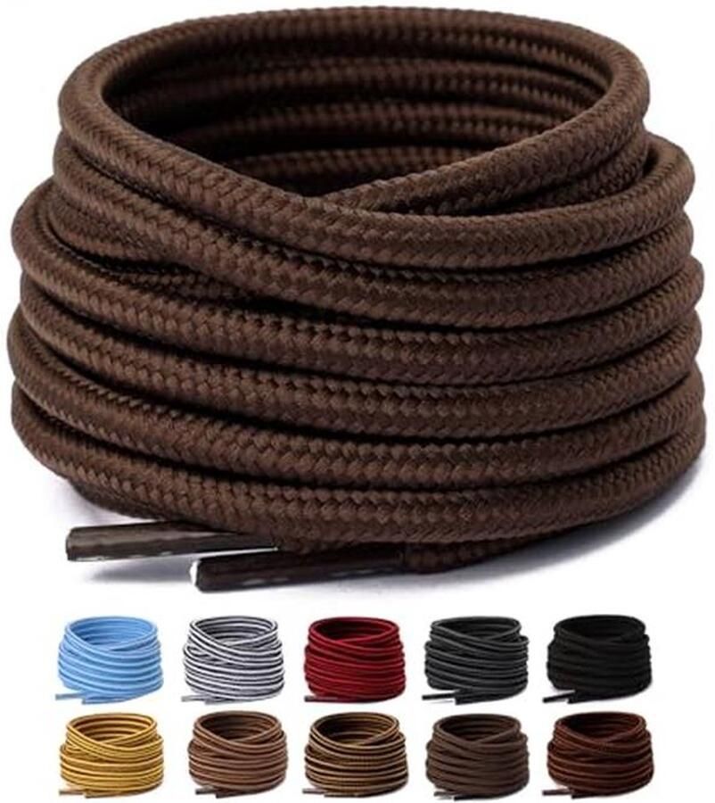 Ronde Veters voor Wandelschoenen en Laarzen Duurzaam en Scheurvast