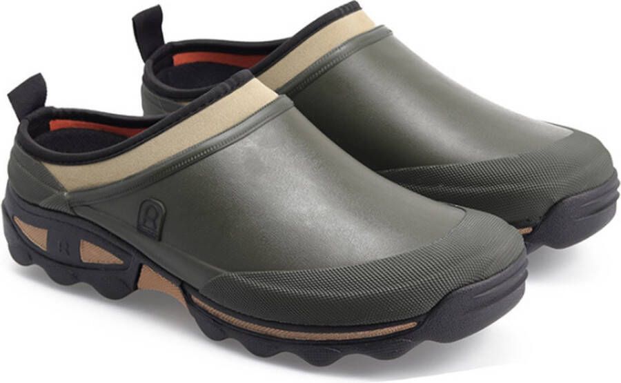 Rouchette Clogs Clean Land Khaki