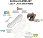Rouchette Neopreen Laars Laag Clean Lady 778 Rood - Thumbnail 1