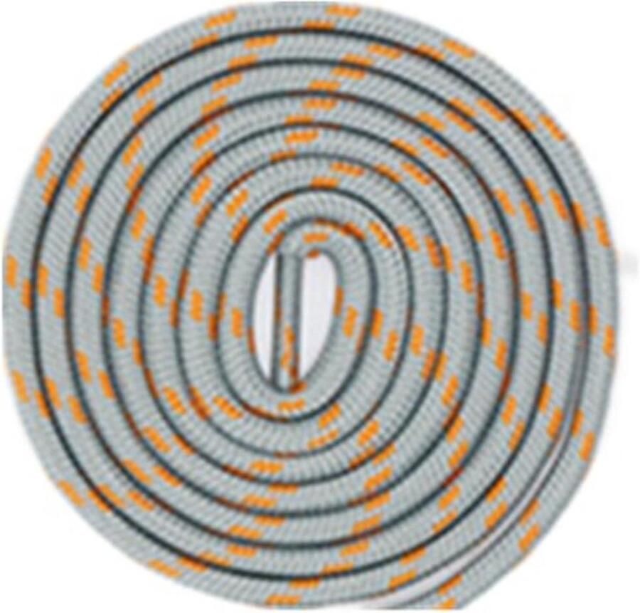 Round laces thick wear-resistant shoelaces for hiking shoes sports shoes grey orange ShopVlot
